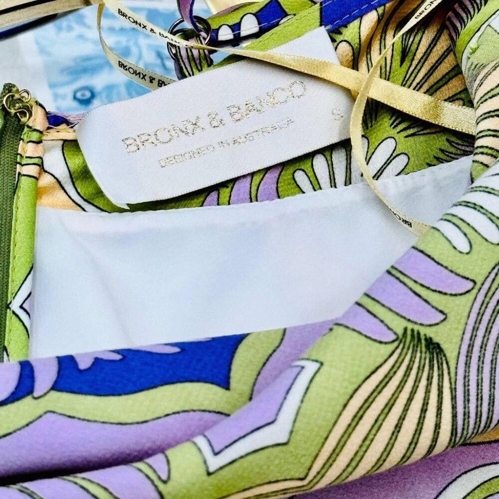 🆕 BRONX & BANCO 🧿 NWOT Leo Bali Gown - SIZE S - US 4 - Picture 14 of 16